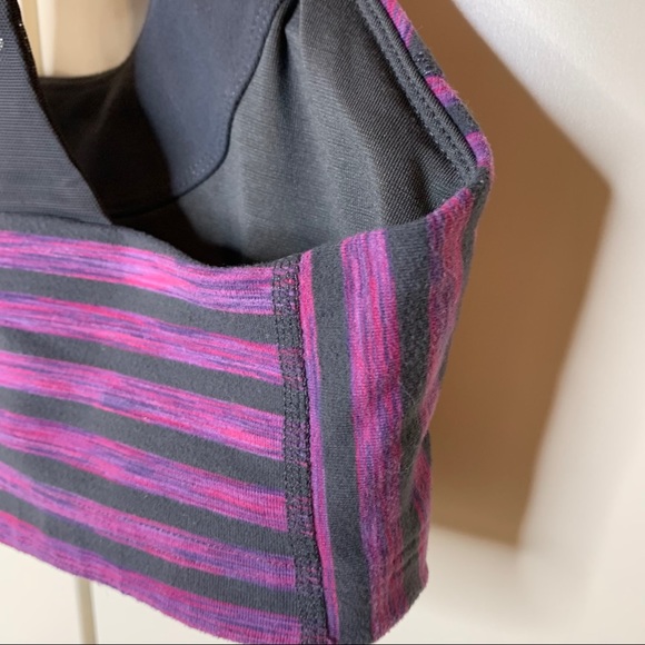 Lululemon Racer Back Striped Sports Bra - Picture 5 of 12